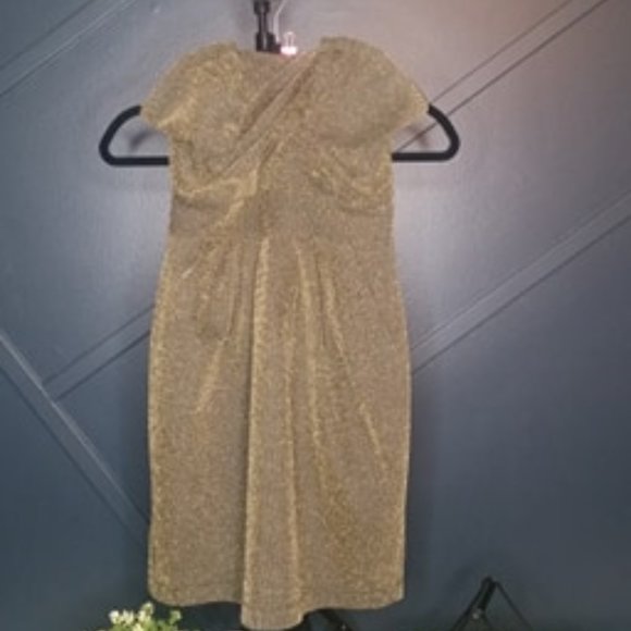 Strapless gold and black sparkle dress - Picture 1 of 1